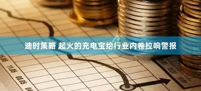 迪时策略 起火的充电宝给行业内卷拉响警报