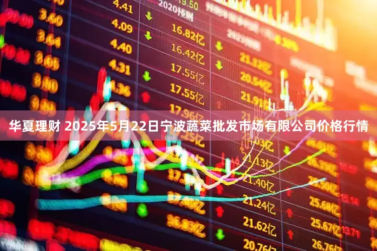 华夏理财 2025年5月22日宁波蔬菜批发市场有限公司价格行情